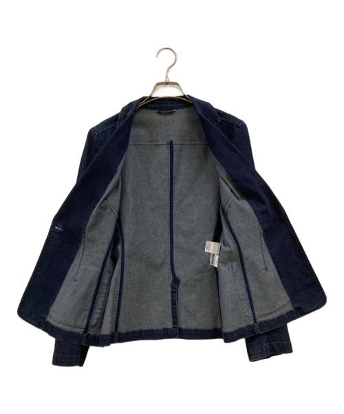 MaxMara（マックスマーラ）MaxMara (マックスマーラ) デニムテーラードジャケット インディゴ サイズ:40の古着・服飾アイテム