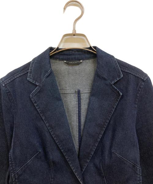 MaxMara（マックスマーラ）MaxMara (マックスマーラ) デニムテーラードジャケット インディゴ サイズ:40の古着・服飾アイテム