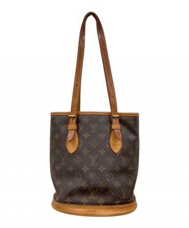 LOUIS VUITTON バケットPM ハンドバッグ 中古・古着通販】LOUIS VUITTON (ルイ ヴィトン) バケットPM