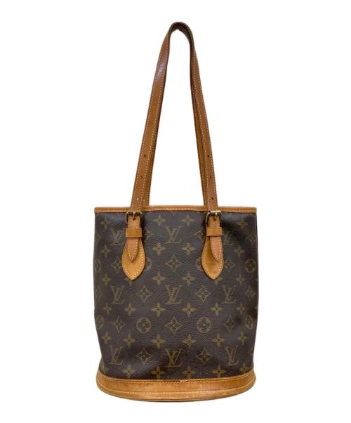 LOUIS VUITTON（ルイ ヴィトン）LOUIS VUITTON (ルイ ヴィトン) バケットPM モノグラム ショルダーバッグ ブラウン サイズ:PMの古着・服飾アイテム
