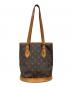 LOUIS VUITTON (ルイ ヴィトン) バケットPM モノグラム ショルダーバッグ ブラウン サイズ:PM：50000円