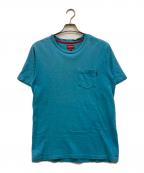 SUPREMEシュプリーム）の古着「ポケットTシャツ」｜ブルー
