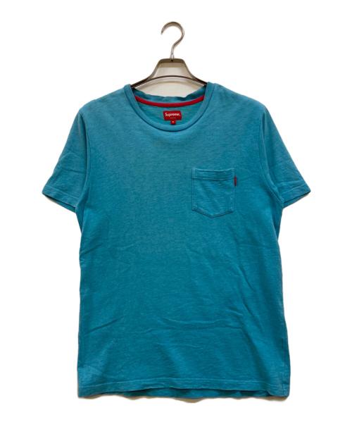 SUPREME（シュプリーム）SUPREME (シュプリーム) ポケットTシャツ ブルー サイズ:Ｍの古着・服飾アイテム
