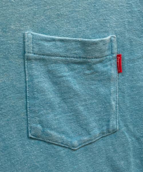 SUPREME（シュプリーム）SUPREME (シュプリーム) ポケットTシャツ ブルー サイズ:Ｍの古着・服飾アイテム