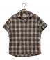 TOWN CRAFT（タウンクラフト）の古着「60sオープンカラーチェックシャツ」｜ブラウン×グレー