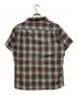 TOWN CRAFT (タウンクラフト) 60sオープンカラーチェックシャツ ブラウン×グレー サイズ:Ｍ：16000円