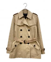 COACH（コーチ）の古着「ソリッドショートトレンチコート」｜ベージュ