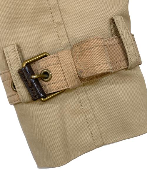 COACH（コーチ）COACH (コーチ) ソリッドショートトレンチコート ベージュ サイズ:XXSの古着・服飾アイテム