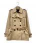 COACH（コーチ）の古着「ソリッドショートトレンチコート」｜ベージュ