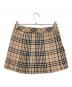 BURBERRY BLUE LABEL (バーバリー ブルー レーベル) ノバチェックミニスカート ベージュ サイズ:36：12000円