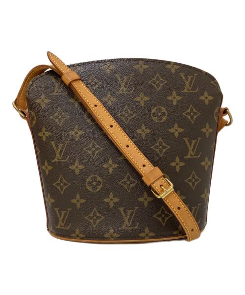 LOUIS VUITTON（ルイ ヴィトン）LOUIS VUITTON (ルイ ヴィトン) ドルーオ モノグラム ショルダーポーチ ブラウンの古着・服飾アイテム