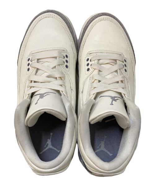 NIKE（ナイキ）NIKE (ナイキ) WMNS AIR JORDAN 3 RETRO ホワイト サイズ:24.5㎝の古着・服飾アイテム