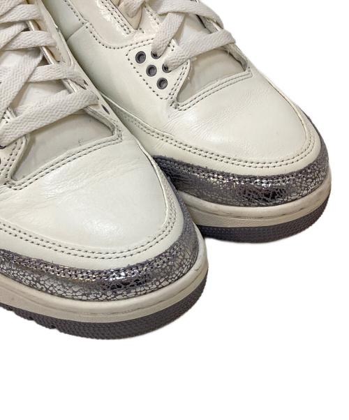 NIKE（ナイキ）NIKE (ナイキ) WMNS AIR JORDAN 3 RETRO ホワイト サイズ:24.5㎝の古着・服飾アイテム