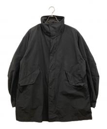 ATON（エイトン）の古着「AIR WEATHER SHORT MODS COAT」｜ブラック