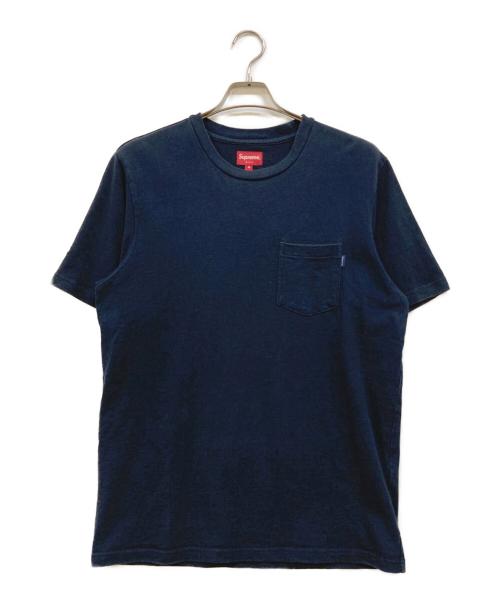 SUPREME（シュプリーム）SUPREME (シュプリーム) Pocket Tee ネイビー サイズ:Ｍの古着・服飾アイテム