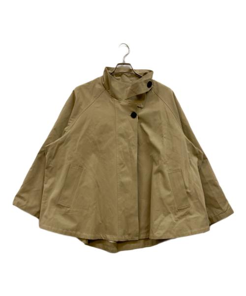 NALM.（ナルム）NALM. (ナルム) フリルハーフトレンチコート ベージュ サイズ:Fの古着・服飾アイテム