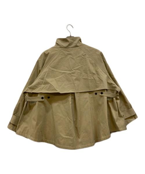 NALM.（ナルム）NALM. (ナルム) フリルハーフトレンチコート ベージュ サイズ:Fの古着・服飾アイテム