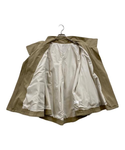 NALM.（ナルム）NALM. (ナルム) フリルハーフトレンチコート ベージュ サイズ:Fの古着・服飾アイテム