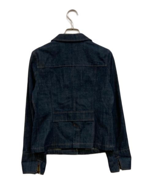 BURBERRY LONDON（バーバリーロンドン）BURBERRY LONDON (バーバリーロンドン) 袖裏ノバチェックデニムジャケット インディゴ サイズ:150A(キッズ規格)の古着・服飾アイテム