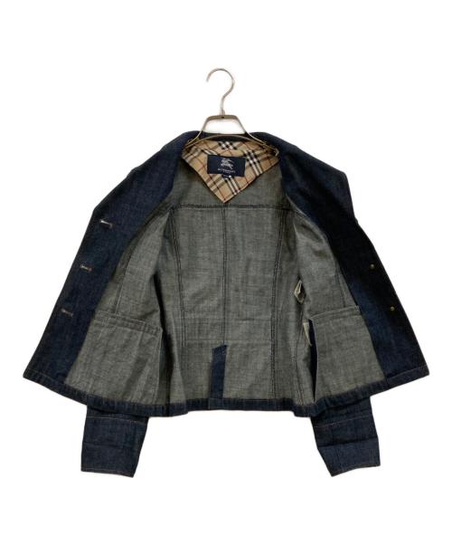 BURBERRY LONDON（バーバリーロンドン）BURBERRY LONDON (バーバリーロンドン) 袖裏ノバチェックデニムジャケット インディゴ サイズ:150A(キッズ規格)の古着・服飾アイテム