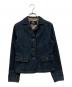 BURBERRY LONDON（バーバリーロンドン）の古着「袖裏ノバチェックデニムジャケット」｜インディゴ