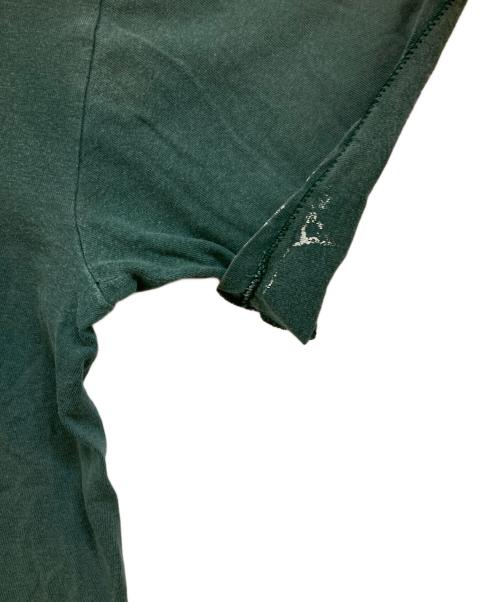 HARLEY-DAVIDSON（ハーレーダビッドソン）HARLEY-DAVIDSON (ハーレーダビッドソン) 90's ヘンリーネックカットソー グリーン サイズ:Ｍの古着・服飾アイテム