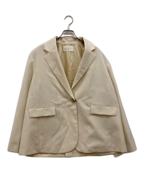 ELENI（エルニ）ELENI (エルニ) ウールモヘヤポプリンジャケット ベージュ サイズ:38 未使用品の古着・服飾アイテム