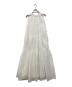 MARILYN MOON（マリリンムーン）の古着「sheer starched cotton gather dress」｜ホワイト