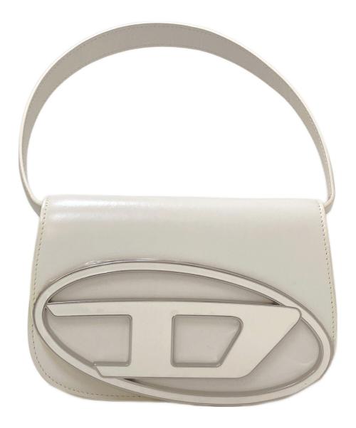 DIESEL（ディーゼル）DIESEL (ディーゼル) D LOGO ワンショルダーバッグ ホワイトの古着・服飾アイテム