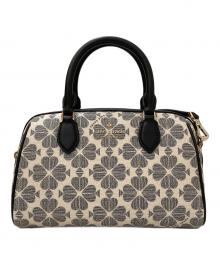 Kate Spade（ケイトスペード）の古着「スペードフラワーダッフル 2WAYクロスボディバッグ」｜ブラック