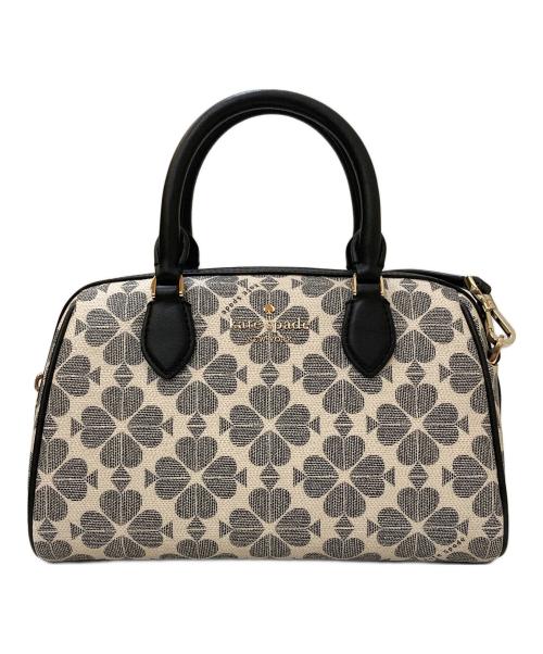 Kate Spade（ケイトスペード）Kate Spade (ケイトスペード) スペードフラワーダッフル 2WAYクロスボディバッグ ブラックの古着・服飾アイテム