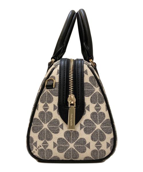 Kate Spade（ケイトスペード）Kate Spade (ケイトスペード) スペードフラワーダッフル 2WAYクロスボディバッグ ブラックの古着・服飾アイテム