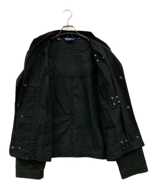 POLO RALPH LAUREN（ポロ・ラルフローレン）POLO RALPH LAUREN (ポロ・ラルフローレン) 90's 襟コーデュロイ ファイヤーマンジャケット ブラック サイズ:Ｌの古着・服飾アイテム