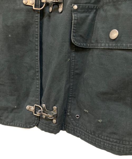 POLO RALPH LAUREN（ポロ・ラルフローレン）POLO RALPH LAUREN (ポロ・ラルフローレン) 90's 襟コーデュロイ 中綿 ファイヤーマンジャケット ブラック サイズ:Ｌの古着・服飾アイテム