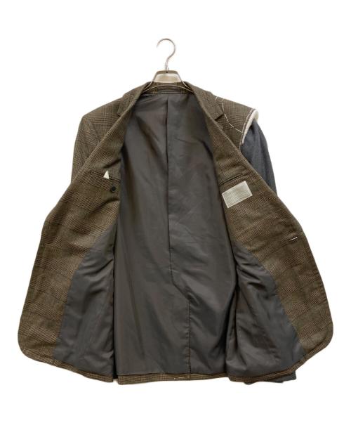 KOLOR（カラー）KOLOR (カラー) 1B 再構築ステッチテーラードジャケット ブラウン サイズ:3の古着・服飾アイテム