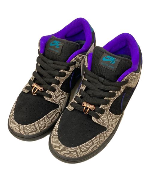 NIKE SB（ナイキエスビー）NIKE SB (ナイキエスビー) Dashawn Jordan (ダショーン・ジョーダン) DUNK LOW ローカットスニーカー パープル×ブラック サイズ:27.5㎝ 未使用品の古着・服飾アイテム