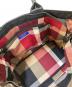 中古・古着 BLUE LABEL CRESTBRIDGE (ブルーレーベルクレストブリッジ) クレストブリッジチェックリボントートバッグ ブラック：9000円