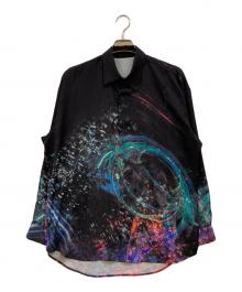 HARE×攻殻機動隊（ハレ×コウカクキドウタイ）の古着「総柄シャツ」｜ネイビー