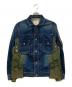 sacai（サカイ）の古着「SWITCHED DENIM JACKET」｜インディゴ