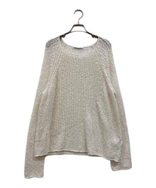 LOW CLASSIC（ロウクラシック）LOW CLASSIC (ロウクラシック) WAVE SWEATER ホワイト サイズ:Sの古着・服飾アイテム