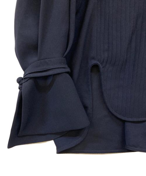 Mame Kurogouchi（マメクロゴウチ）Mame Kurogouchi (マメクロゴウチ) Sailor Collar Blouse ネイビー サイズ:1の古着・服飾アイテム