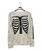 SUPREME×Hanesシュプリーム×ヘインズ）の古着「Bones Thermal Crew Floral」｜ホワイト