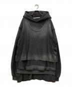 ALEXANDER WANGアレキサンダー・ワン）の古着「Distressed Hoodie」｜ブラック