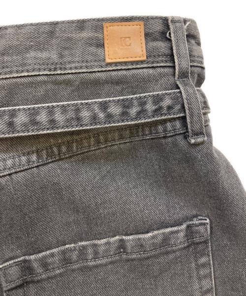 LOW CLASSIC（ロウクラシック）LOW CLASSIC (ロウクラシック) デニムワイドショーツ ブラック サイズ:Ｍの古着・服飾アイテム