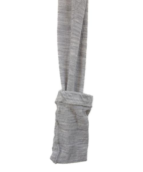 AURALEE（オーラリー）AURALEE (オーラリー) SUPER SOFT WOOL SHEER L/S TEE グレーの古着・服飾アイテム