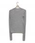 AURALEE (オーラリー) SUPER SOFT WOOL SHEER L/S TEE グレー：6000円