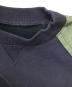 中古・古着 sacai (サカイ) Sponge Sweat Pullover 半袖スウェット ネイビー×カーキ サイズ:2：18000円