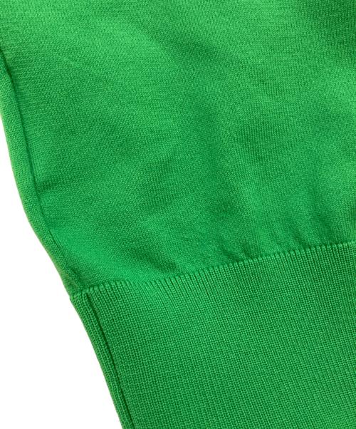 CABAN（キャバン）CABAN (キャバン) ファインポリエステル ハーフスリーブポケットカーディガン グリーン サイズ:Sの古着・服飾アイテム