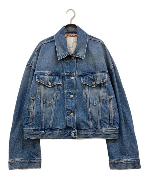 Acne studios（アクネ ストゥディオズ）Acne studios (アクネ ストゥディオズ) リラックスクロップドフィット-デニムジャケット インディゴ サイズ:34の古着・服飾アイテム