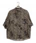 Acne studios（アクネ ストゥディオズ）の古着「フラワーレーヨンシャツ」｜グレー